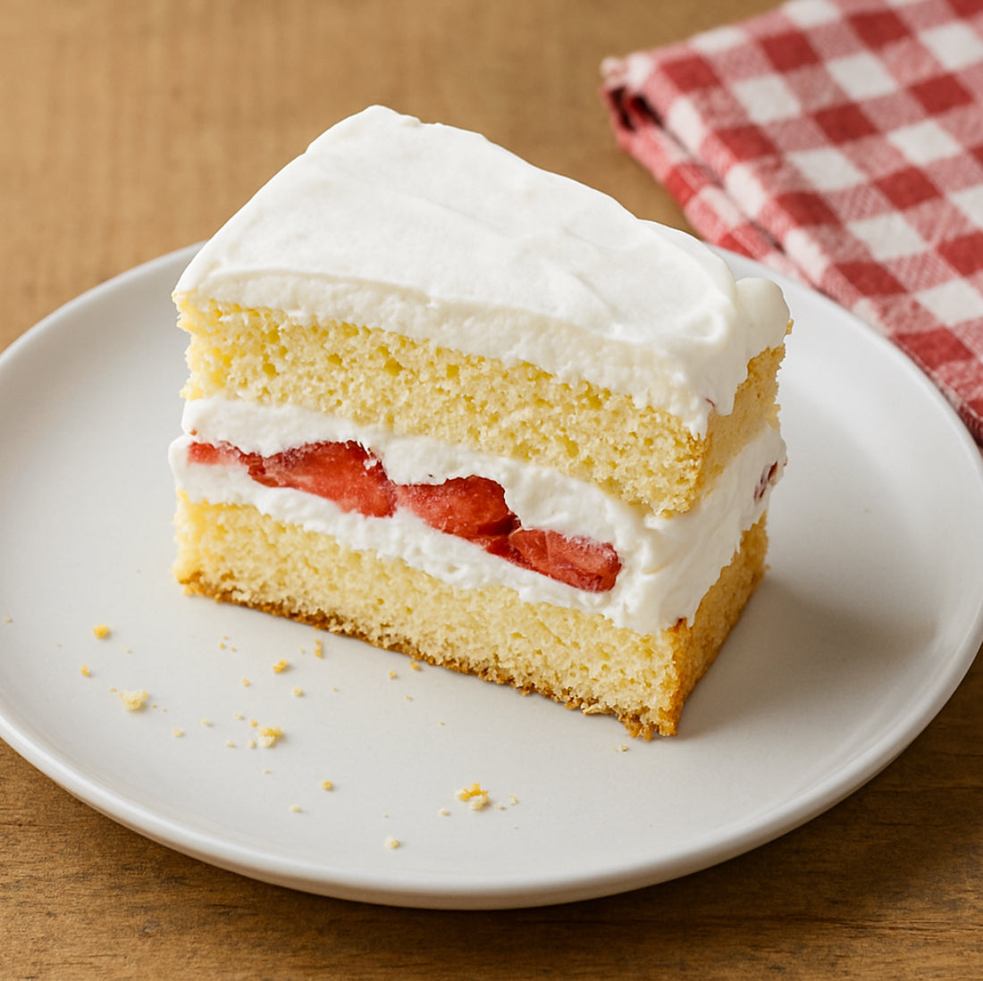 Strawberry Crème Cake